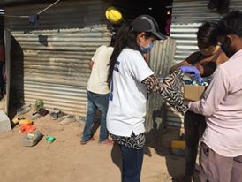 5th Distribution Drive at Slum near Gurudwara Nabha Sahib, Patiala Road Zirakpur on 6th April 2020 Drive Photo